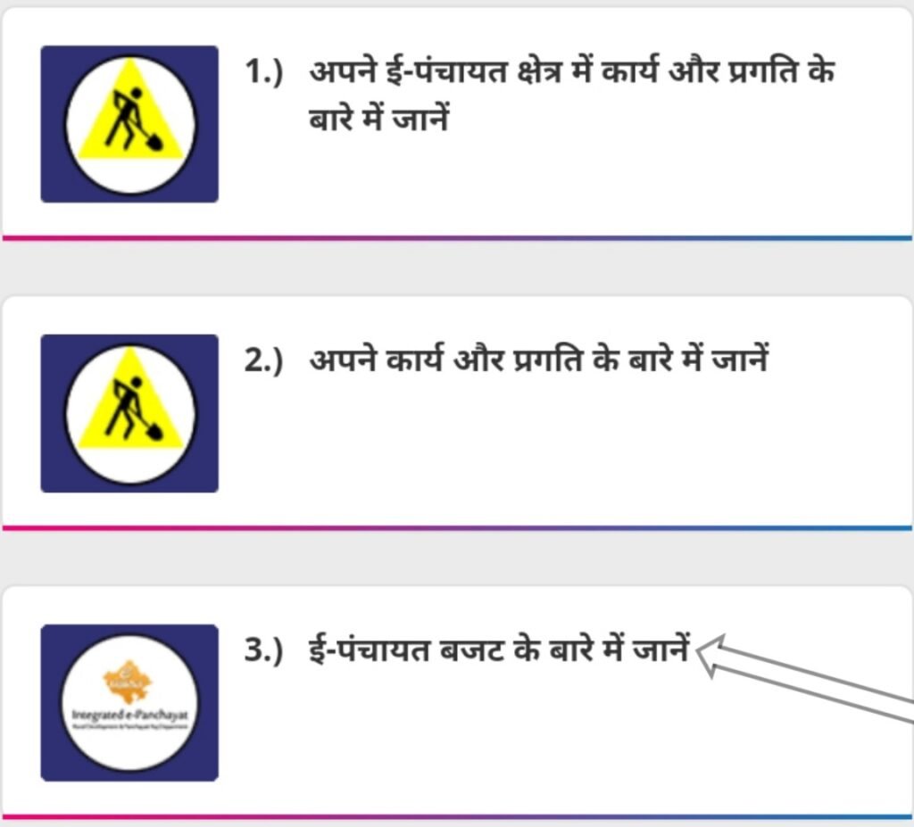 ई-पंचायत बजट के बारे में जानें