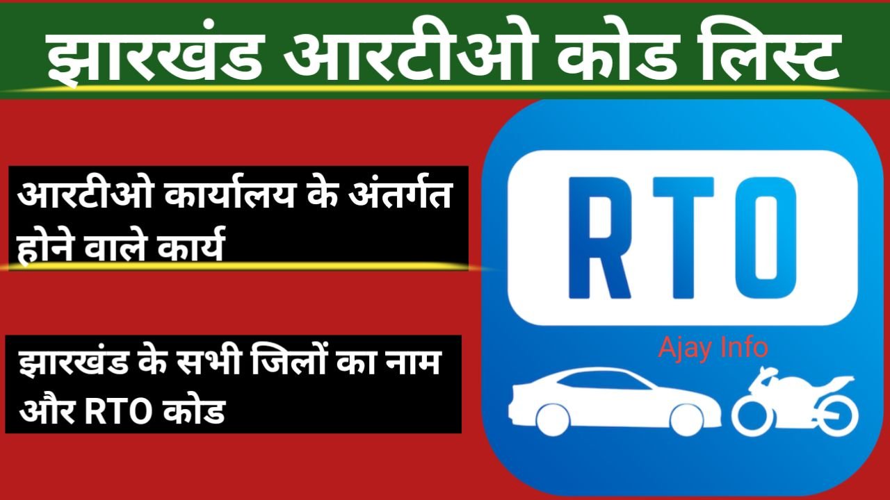 Jharkhand RTO Code List