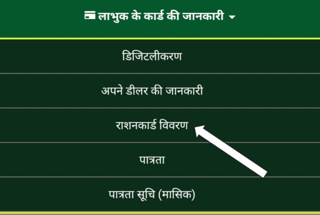 ration card details