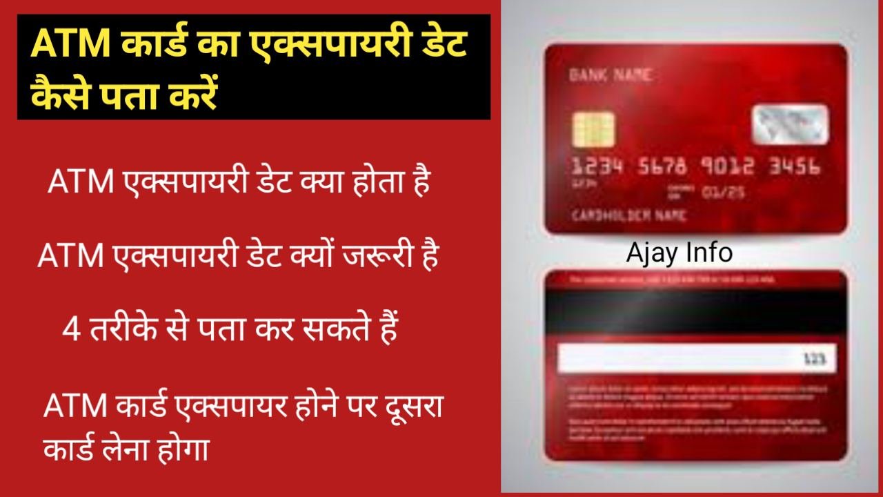 ATM Card Expiry Date Pata Kare