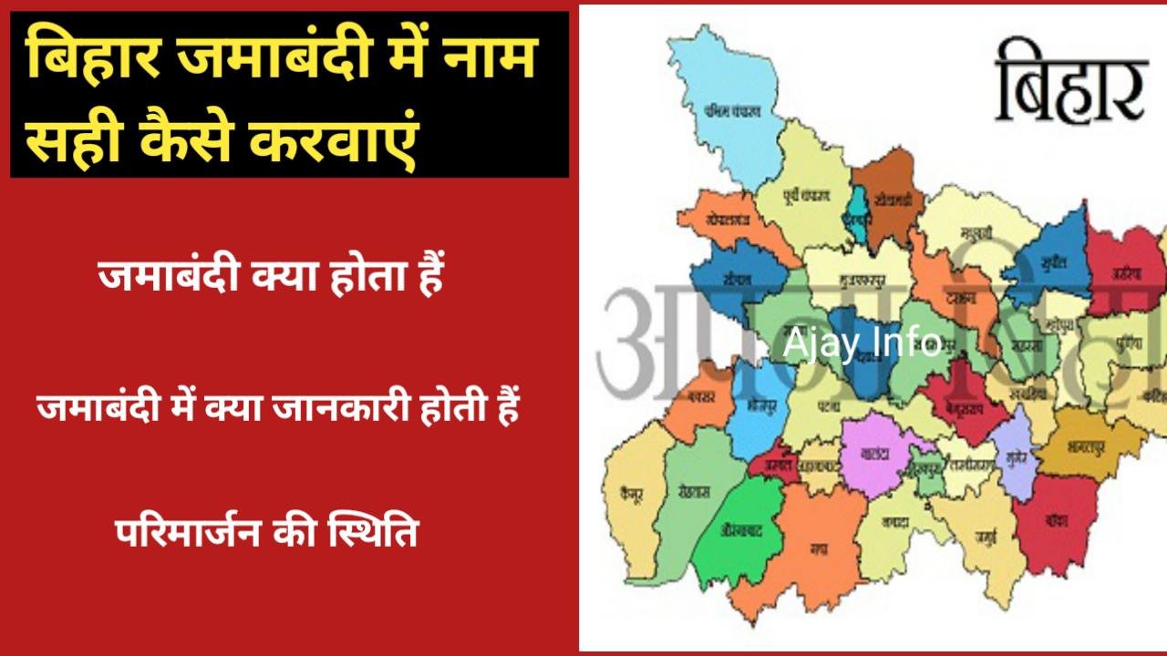 Bihar Jamabandi Me Name Correction