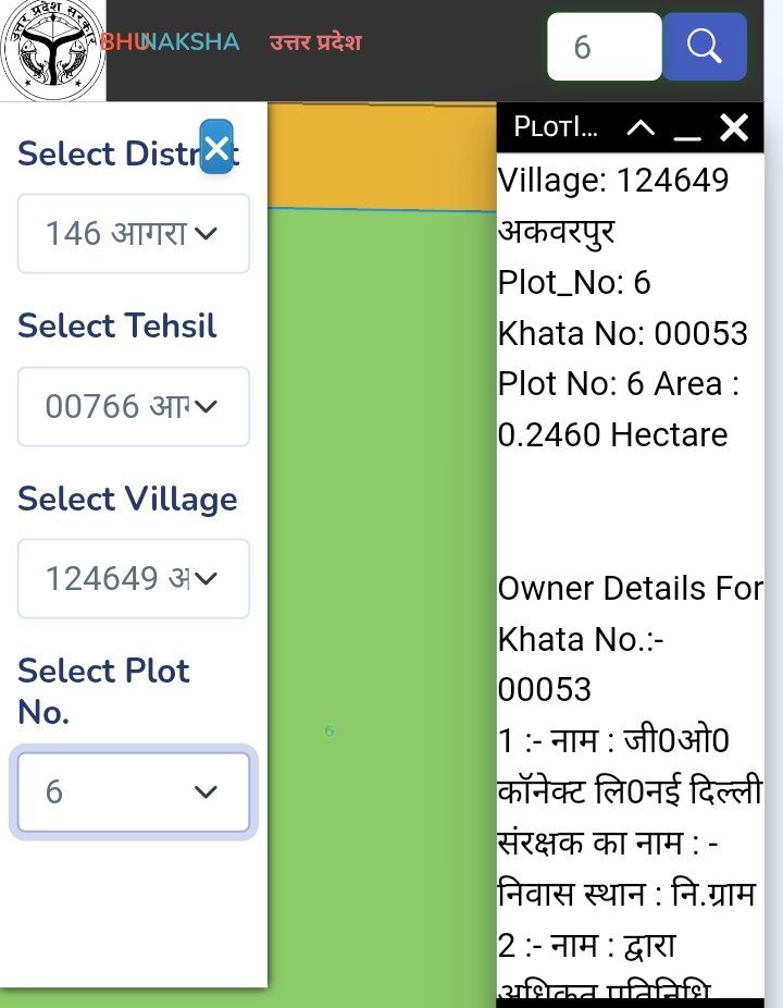 bhu naksha owner details