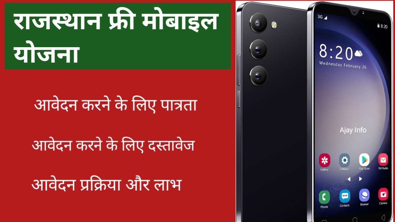 Rajasthan Free Mobile Yojana