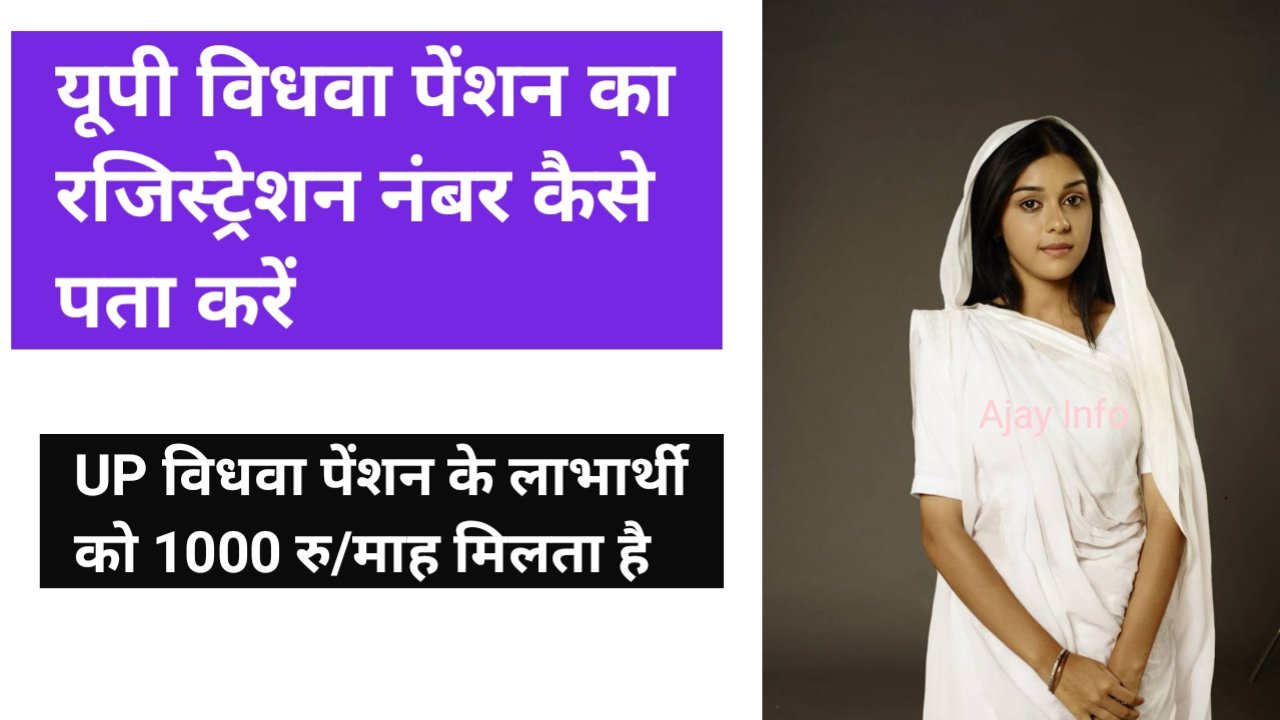 up vidhwa pension ka registration number kaise pata kare