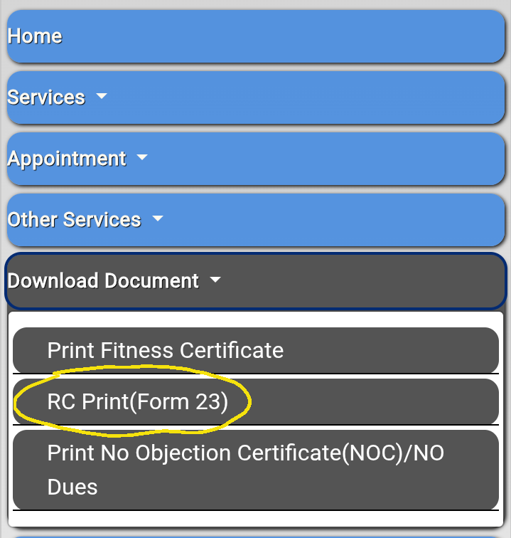 RC Print (Form 23) click here