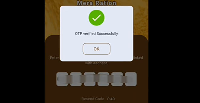 otp verified successfully